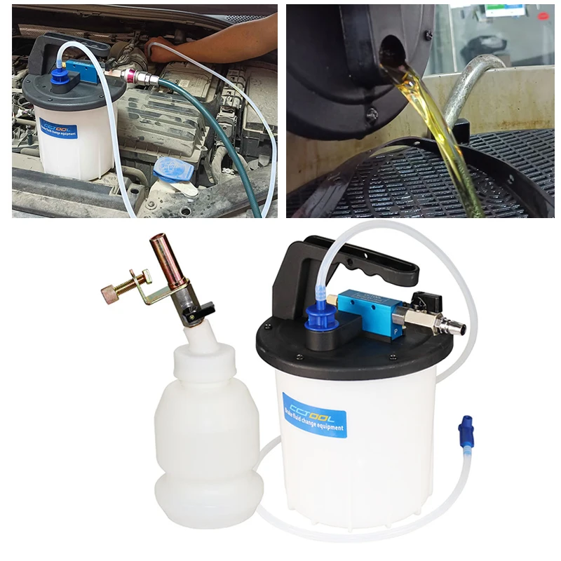 

3L+1L Car Brake Bleeder Kit Device Oil Fluid Replacement Equipment Large Capacity Oil Exchanger Pump Car Brake Pumping Tools