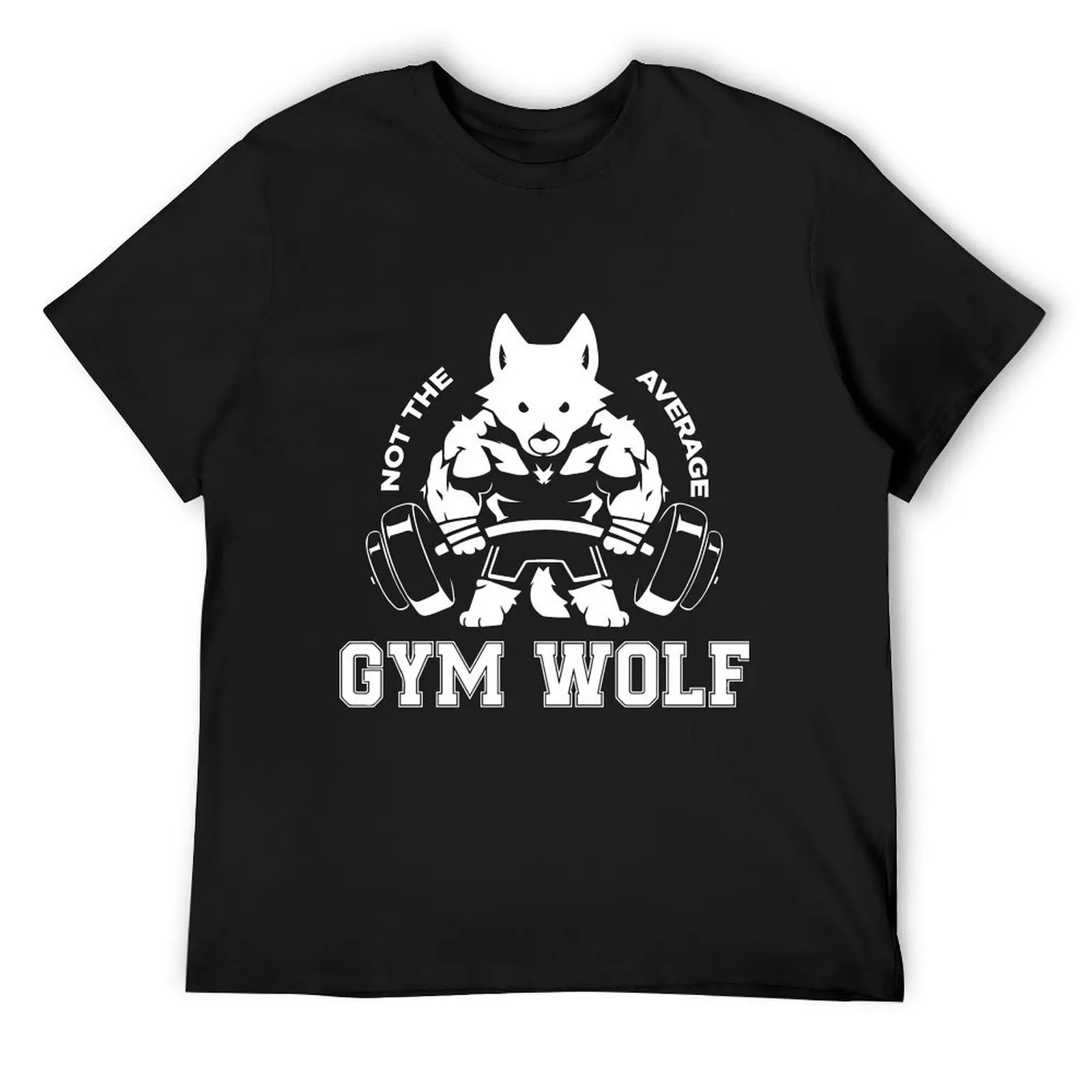 

Not the average GYM WOLF T-Shirt blue archive for a boy anime t shirts t shirt men
