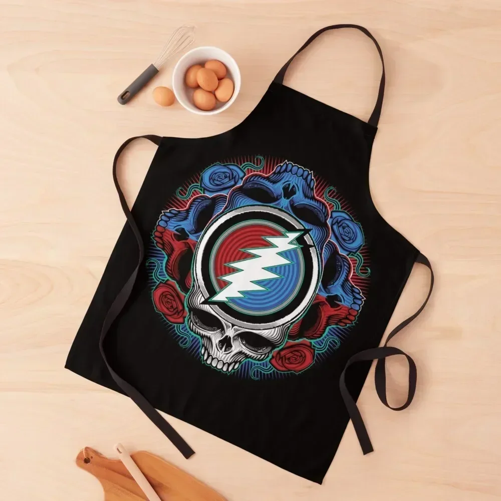 

The Skulls Bend Apron New year's Things For The Home Bib For Kitchen Kitchen Apras Man Apron