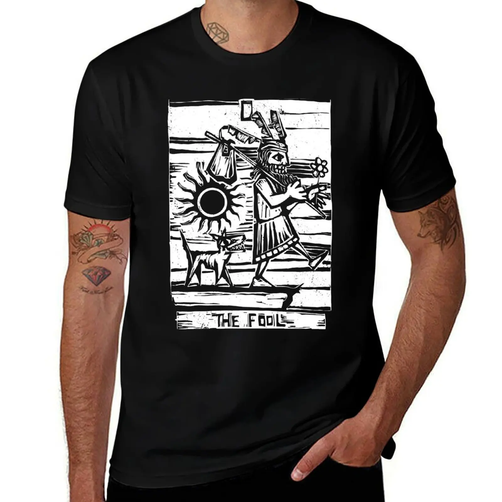 

The Fool - Tarot Cards - Major Arcana T-Shirt t shirt personalised man t shirts high quality luxury brand T-Shirt
