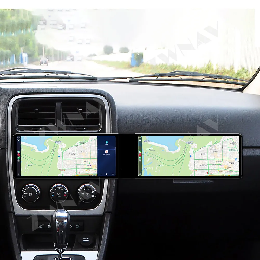 Android 13 com tela dupla HD de 12,3 polegadas para Volkswagen Golf Mk6 2007-2012, GPS automotivo, reprodutor multimídia, unidade principal, acessório