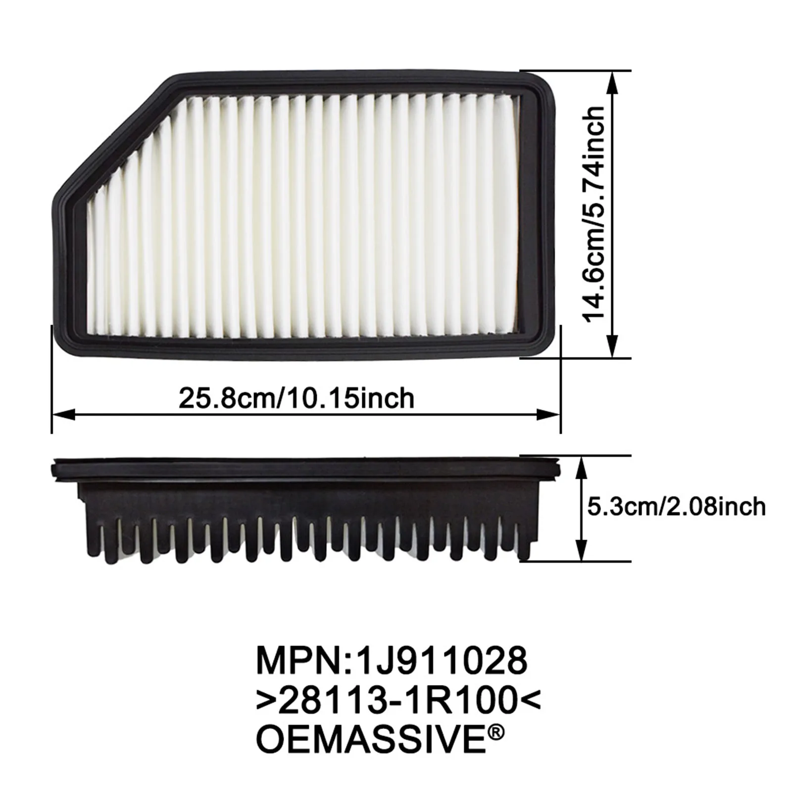 Car Engine Cabin Pollen Air Filter 28113-1R100 97133-2E200 For Hyundai Accent 4 Veloster Kia Rio 3 2012 2013 2014 2015 2016 2017