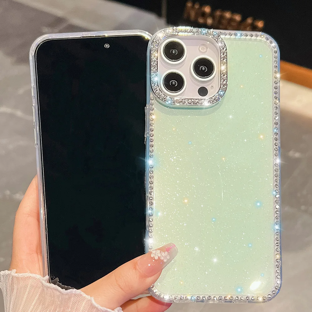 Błyszczące, przezroczyste etui na telefon Samsung S25 Ultra S24 FE Case A56 5g A16 A55 A17 A26 A07 A36 S23 Ultra Shockproof Soft Cover — zdjęcie produktu 6