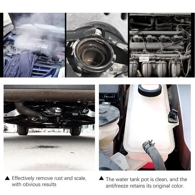 Car Water Tank Cleaner Water Tank Powerful Cleaning Agent 354ml Mild Cleaning Liquid Water Tank Piping Cleaner For Car Cooling S