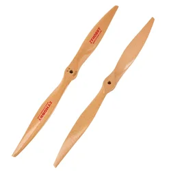 Hélice de madera Beechwood para avión eléctrico RC, 12x6, 12x8, 13x6, 14x7, 16x10, 17x8, 18x8, 18x10, 20x10