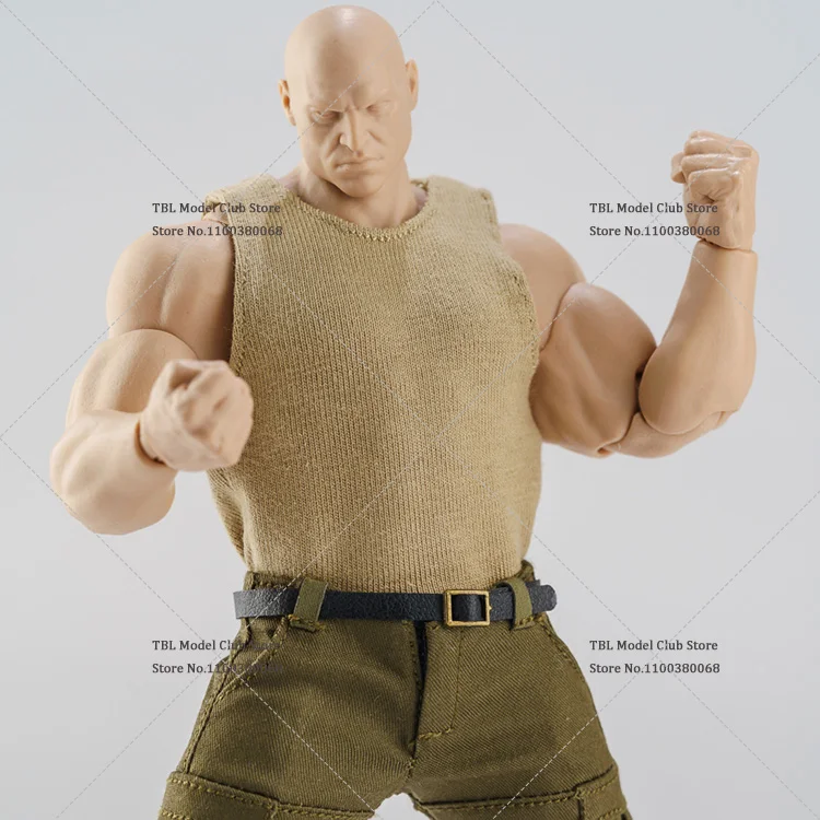 In Stock 1/12 Male Soldier Casual Wide Shoulder Strap Vest Mao Collar Jacket Multi Pocket Pants Fit 7inch Action Figure Doll