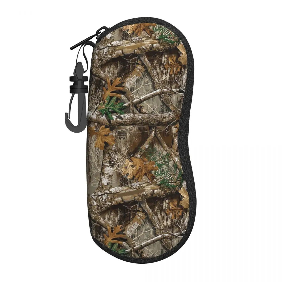 مخصص شجرة حقيقية التمويه كامو نمط نظارات حالة الأزياء شل النظارات حالة النظارات الشمسية مربع