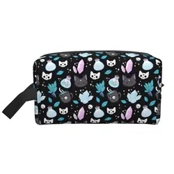 Custom Herb Witch Travel Cosmetic Bag Women Halloween Witchy Spooky Cat Toiletry Makeup Organizer Ladies Beauty Storage Dopp Kit