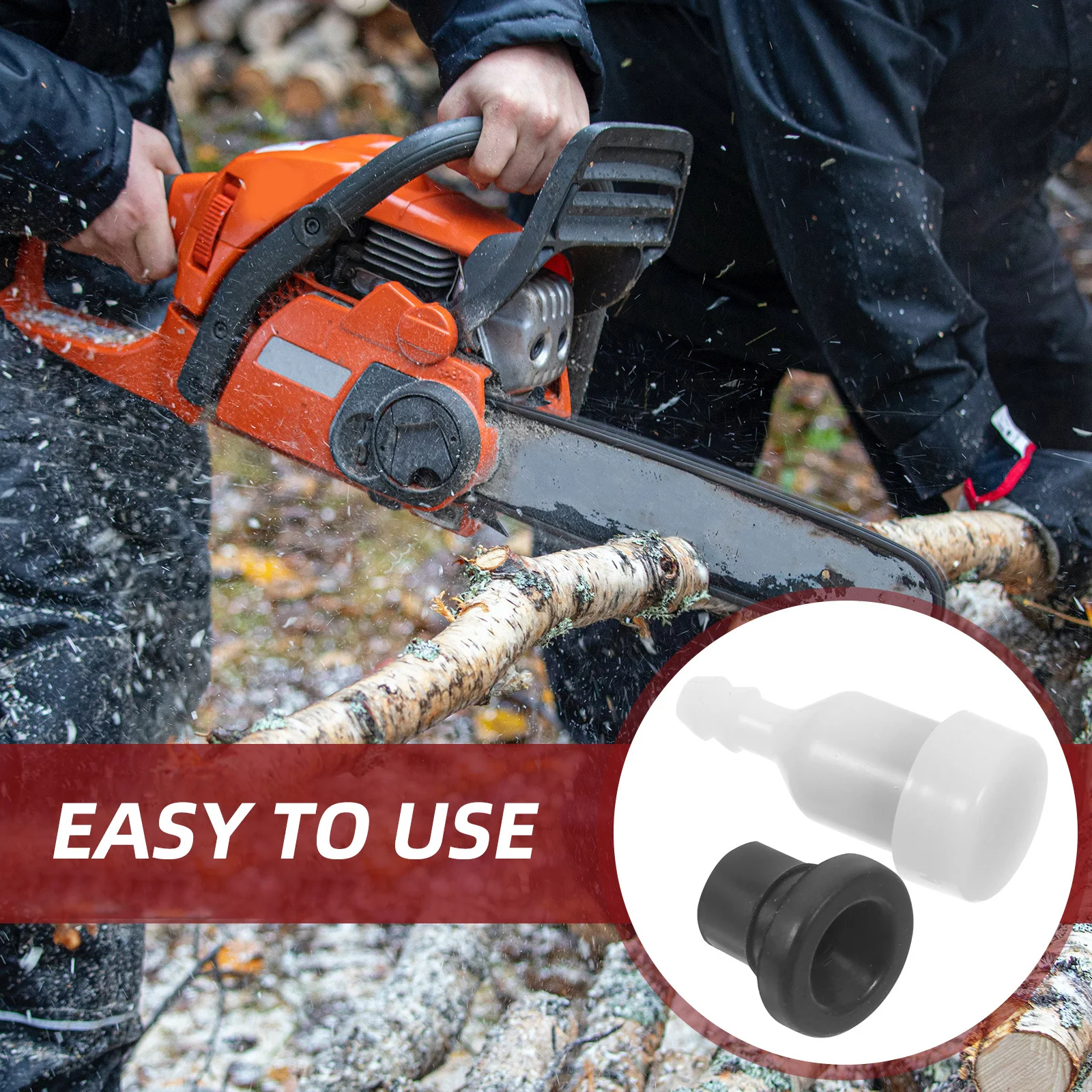 

8Set Oil Saw Tank Balancer Plastic Fuel Line Vent Replacement for Forestry Felling Garden Trimming Efficient Pressure Balance