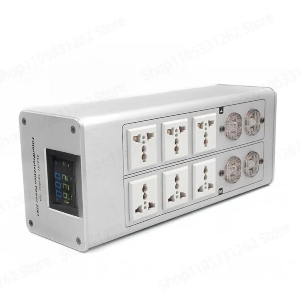 Audio Power Filter Surge Protector Noise Reduction AC Outlet for HiFi