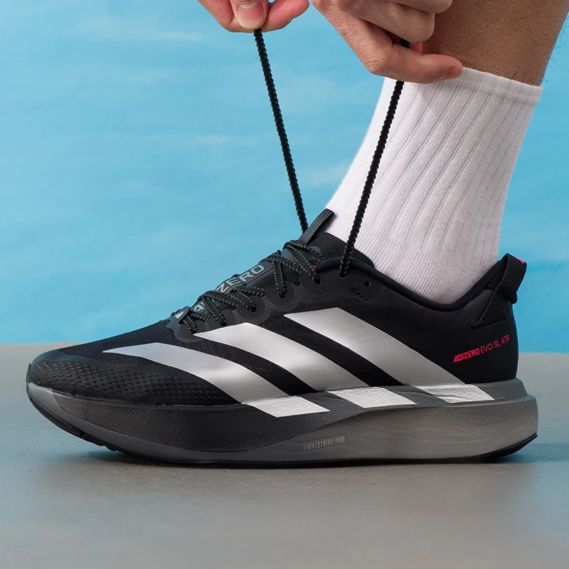 Adidas Men's Shoes Original Lightweight Road Running Shoes Breathable Fitness Training Cushioning Outdoor Tennis Shoes Sports Shoes Kk0313-3