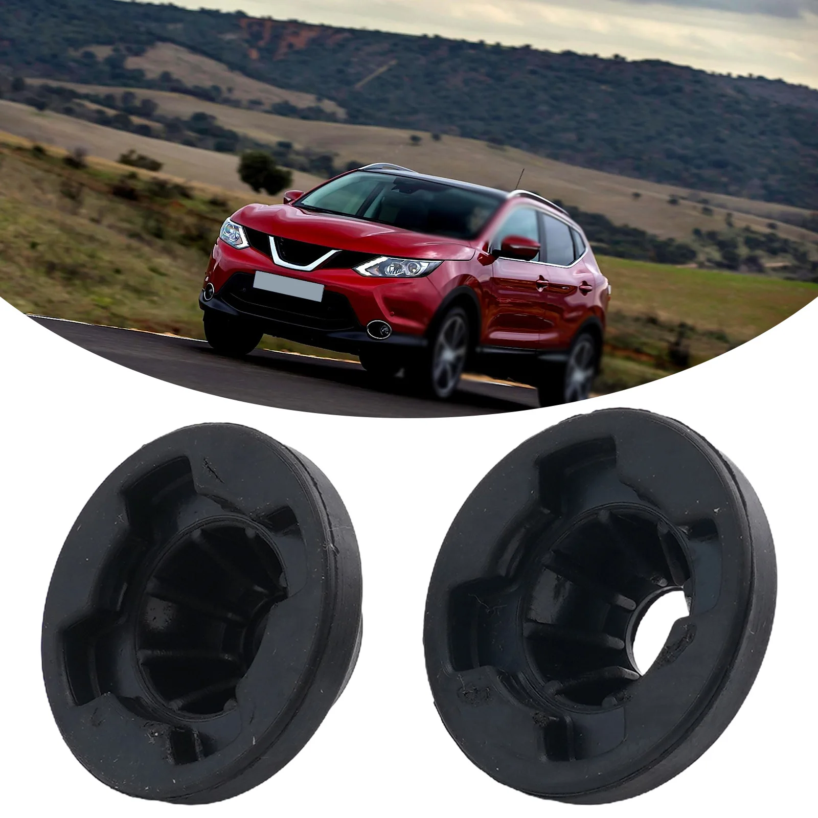2x Air Filter Shell Rubber Pad Rubber Replacement 16557-6N200 165576N200 For NISSAN For Hybrid For QASHQAI For ELGRAND