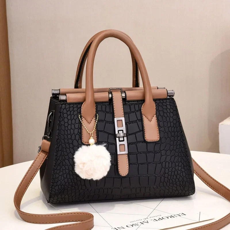 

New Tote Bags for Women European Beauty Bag Elegant Fashion High-capacity Trendy Lady Handbag Single Shoulder Big Bag