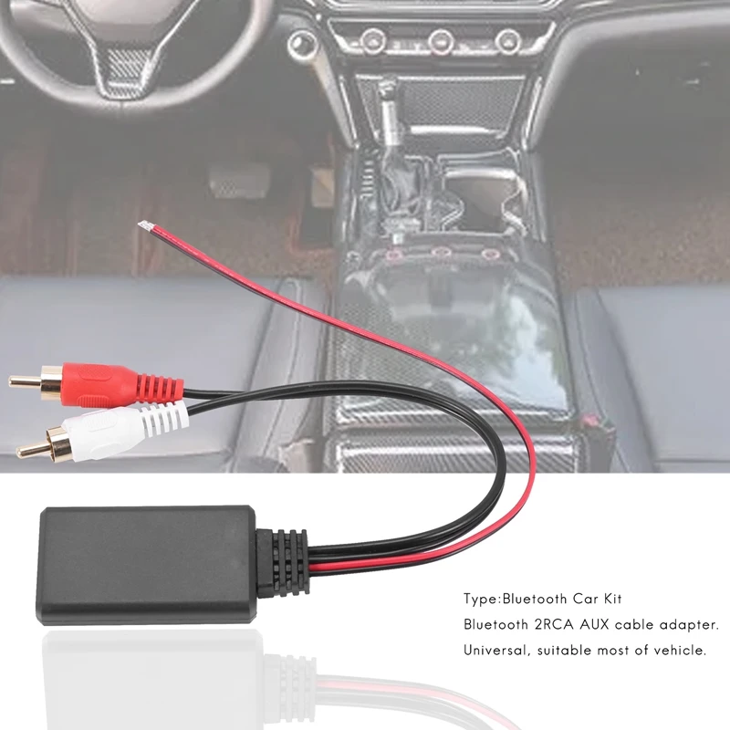 Auto Universele Draadloze Bluetooth Module Muziek Adapter Rca Aux Audio Kabel