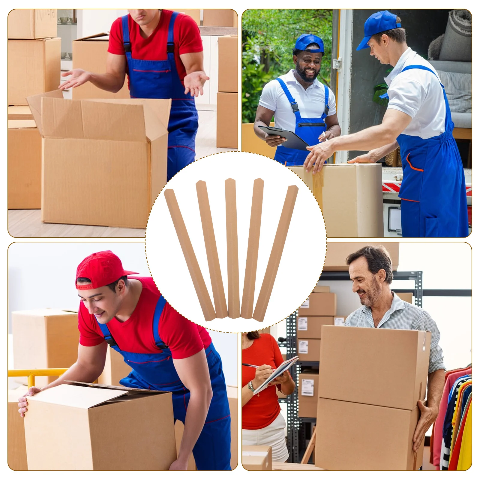 10Pcs Packaging Edge Protector Paper Corner Guards Frame Packaging Protectors for Photo Frame Picture Painting Shipping