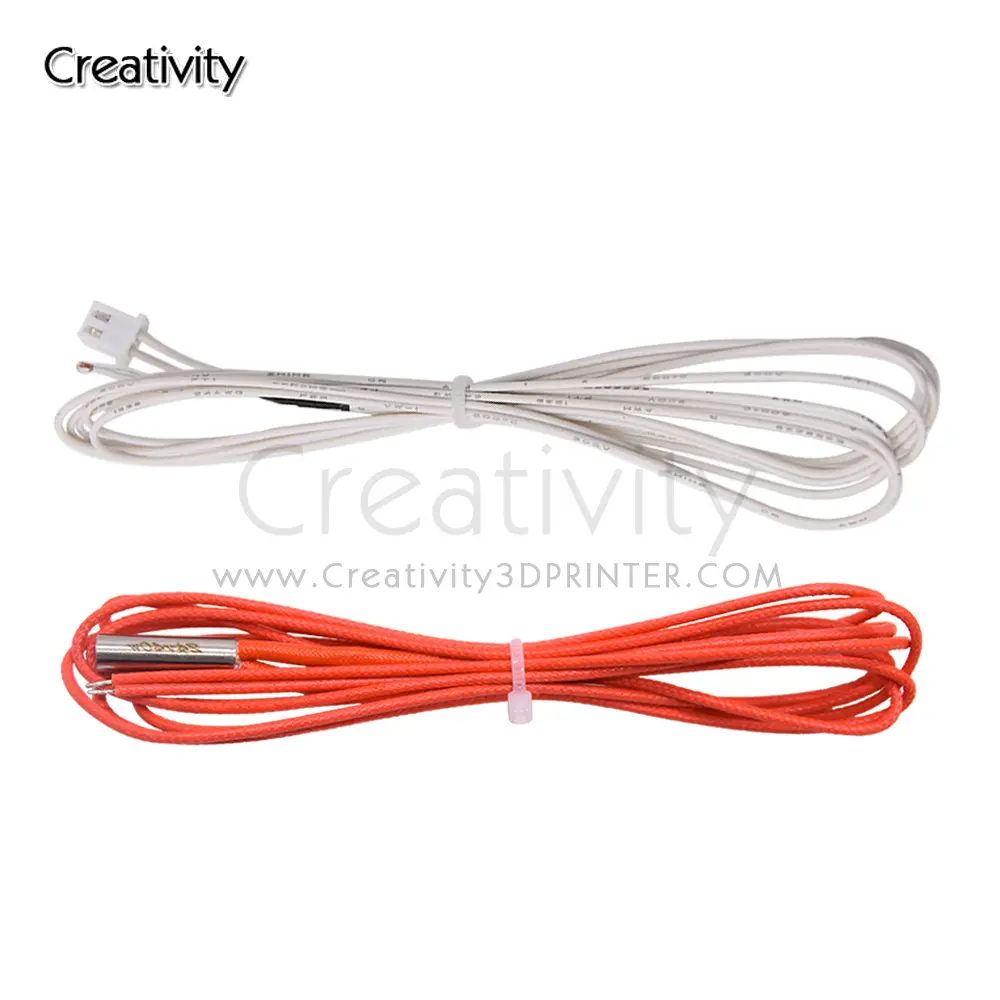 Parti della stampante 3d Ender3 100K Thermistor12V/24V riscaldatore a cartuccia adatto per Cr10 CR10s Ender3V2 Ender3 Hotend parts