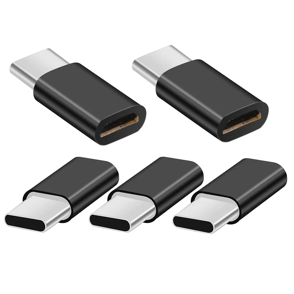 5Pcs/Lot Micro-USB to Type-C Adapter Converter USB C Adapter for Letv Xiaomi Mi 5X Oneplus Huawei Samsung S8