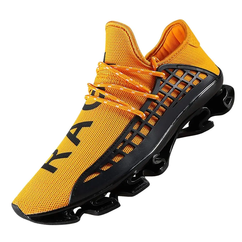 

Mens Slip On Road Running Shoes Breathable Lightweight Comfortable Walking Shoes Athletic Gym Tennis Shoes for Men