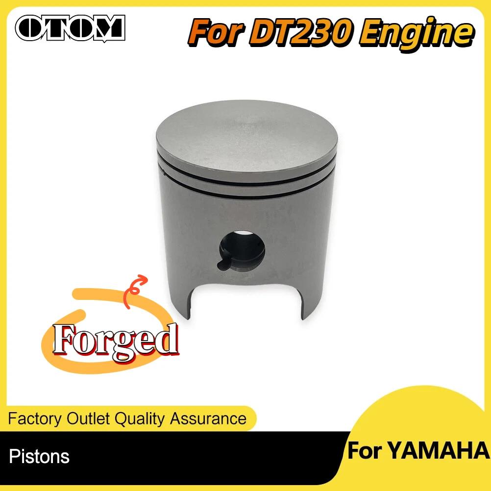 OTOM Motorcycle 2 Stroke DT230 Upgrade Cylinder Piston For YAMAHA DT230 ​LONCIN MT250 GPX TSE250 Off-Road Forged Piston