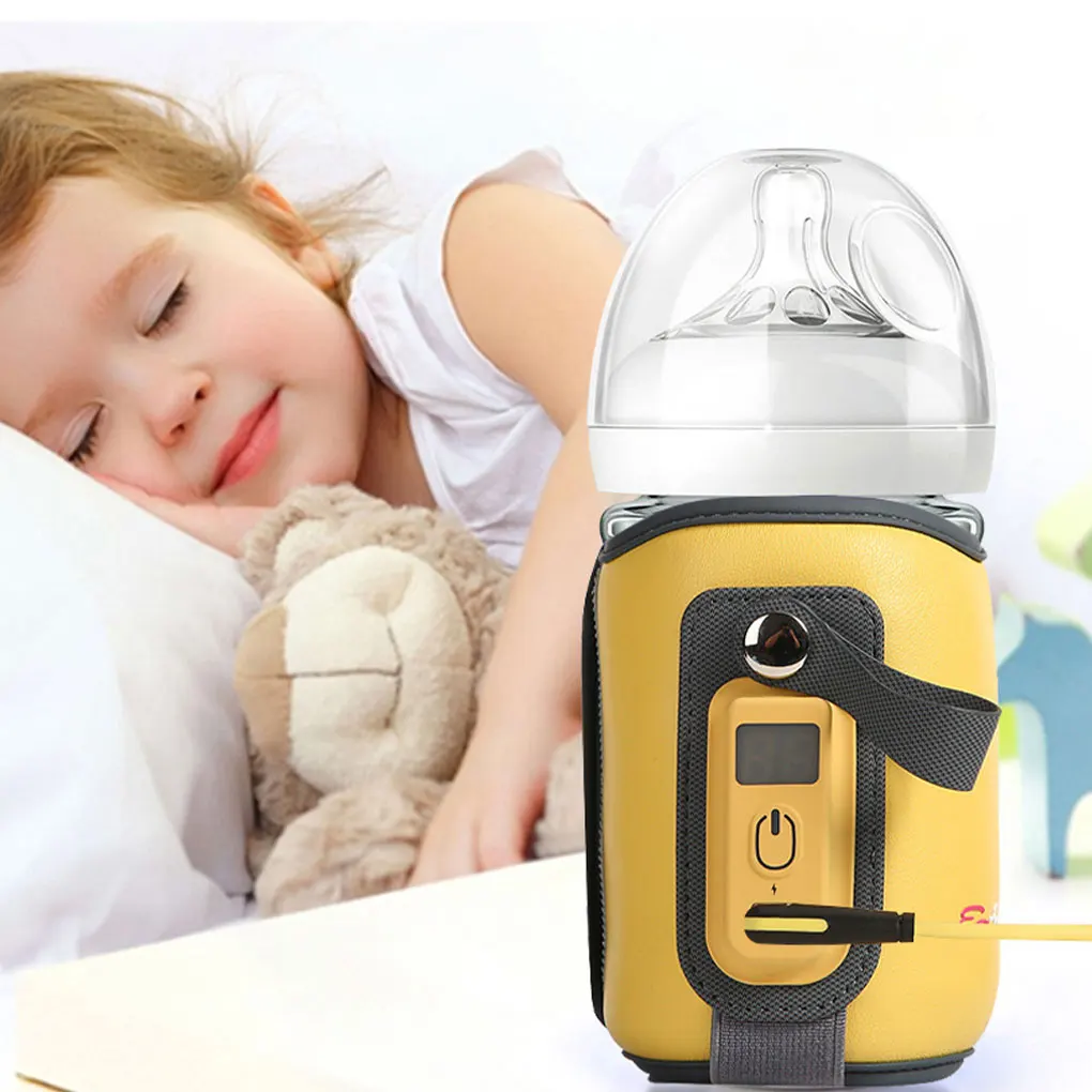 Baby Bottle Thermos Cover Portable Multi-level Milk Warmer Intelligent Temperature Adjust Universal Milk Warmer Insulation Cover