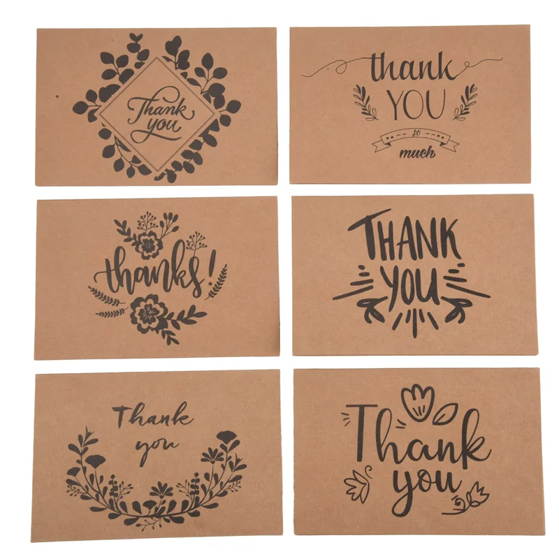 Upgraded 18PCS Thank You Greeting Cards Set With Envelopes And Stickers Multi-Design Paper Cards For Any Recipient With Keychain
