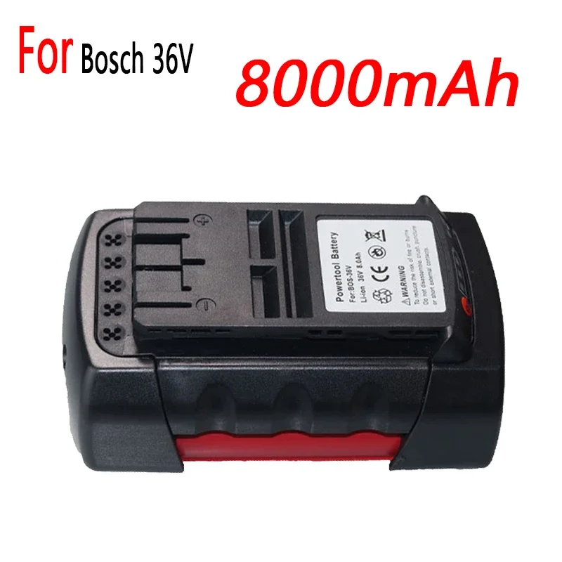 

For BOSCH 8000mAh 36V Replacement Batteries Lithium-Ion Li-ion Rechargeable Battery BAT810 BAT836 BAT840 GBH36V-LI Power Tools