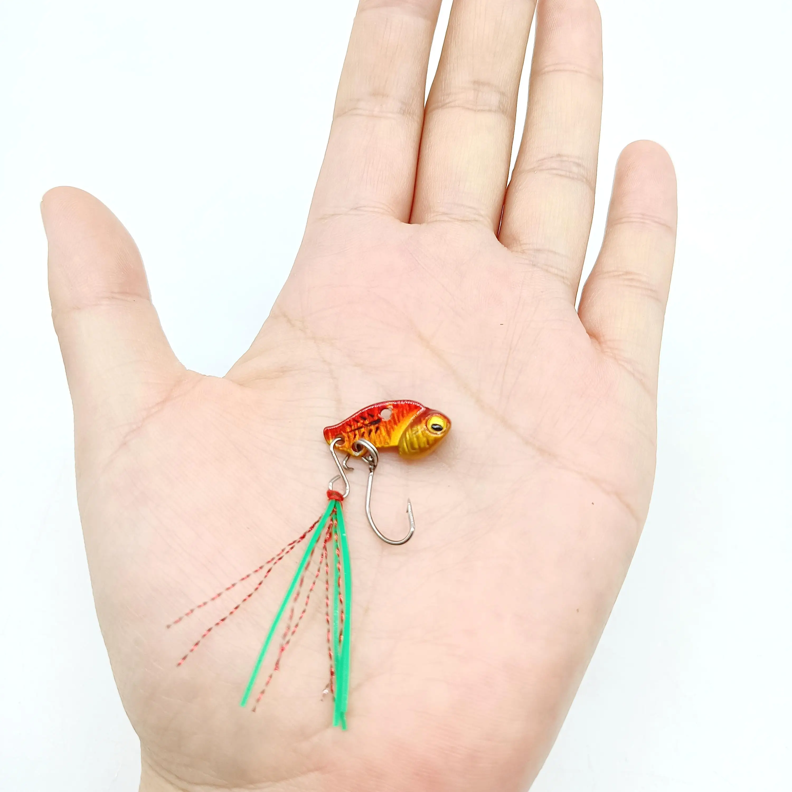 DUODUOYU 1PCS Mini VIB Angeln Lockt 3g/6g Kleine Crankbait Spinner Sinking Köder Künstliche Harten Köder angelgerät – Detail 2