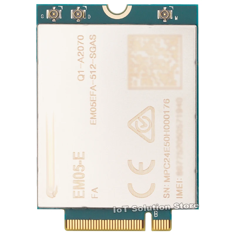 Imagem -01 - Quectel-módulo 4g Celular Em05-e 30x42 mm Pacote M.2 Lte Cat.4 150mbps 50mbps Em05 e Em05efa Em05efa512-sgas