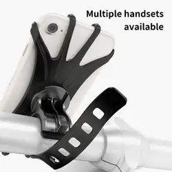 Bike Phone Stand Holder Non-slip 360 Degree Rotation Universal Handlebar Mounted Navigation Phone Bracket for Bicycle