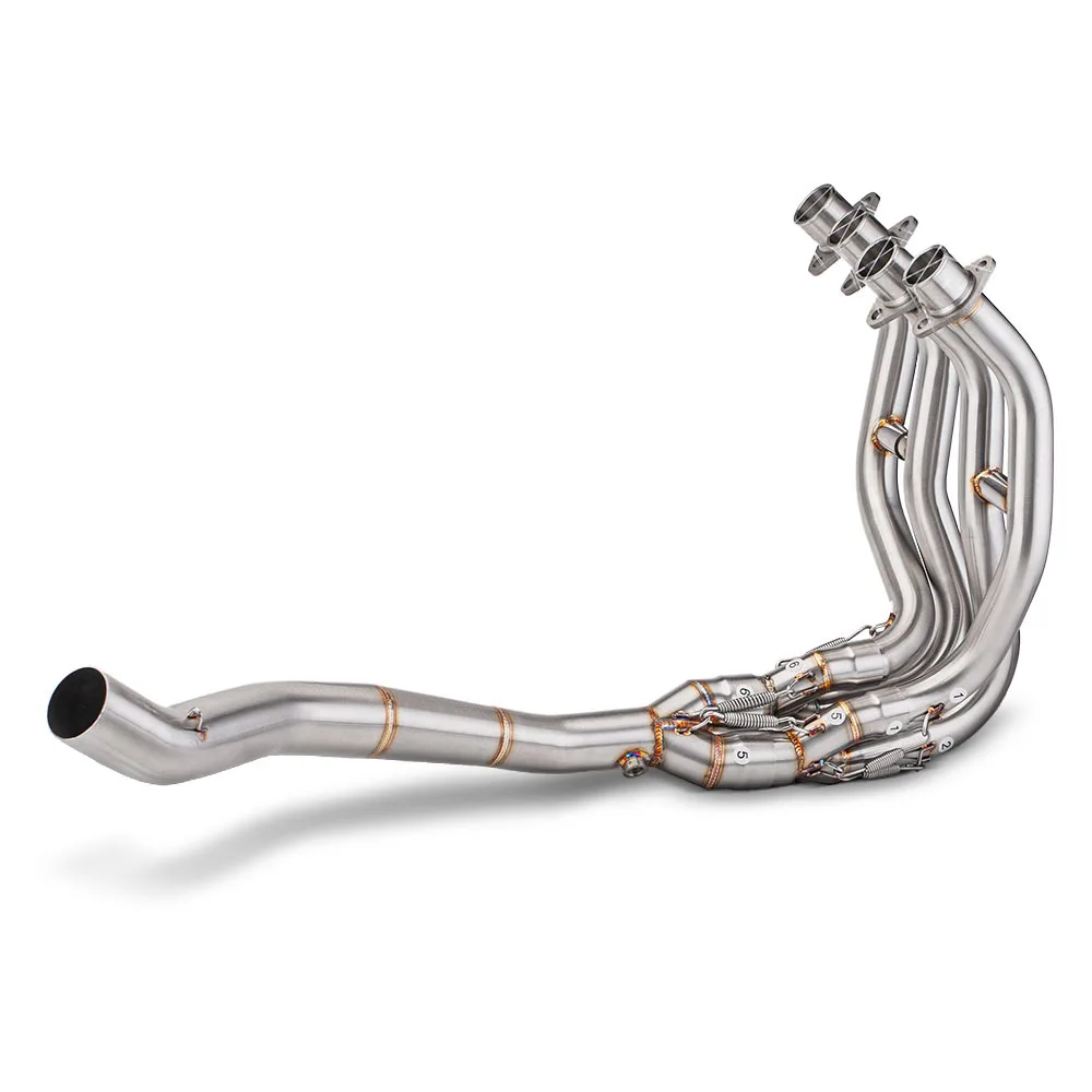 Suitable For Motorcycle Modification Exhaust Pipe ZX-4R ZX-25R Stainless Steel/titanium Alloy Front Exhaust Pipe