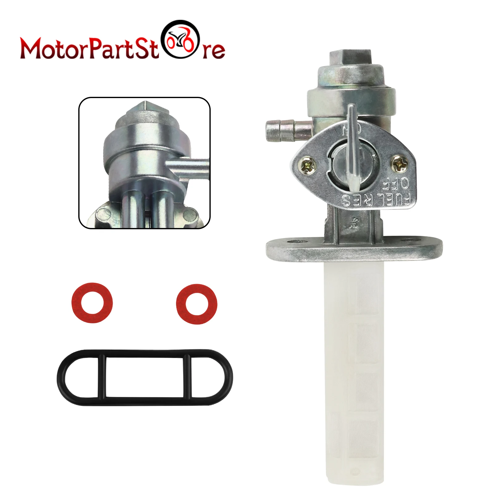 

Petrol Fuel Tap Petrol Tank Fuel Valve Gas Tank Switch Petcock for Yamaha Honda Kawasaki Suzuki TS GS GN GZ DR GP GT