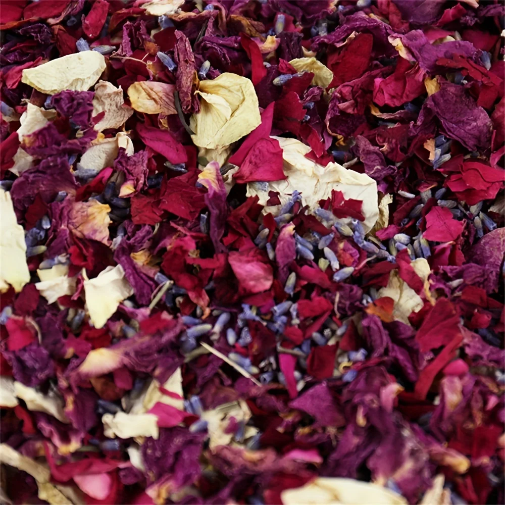 10g/bag, Biodegradable Natural Wedding Confetti - Dried Flower Petals for DIY Decoration and Celebrations