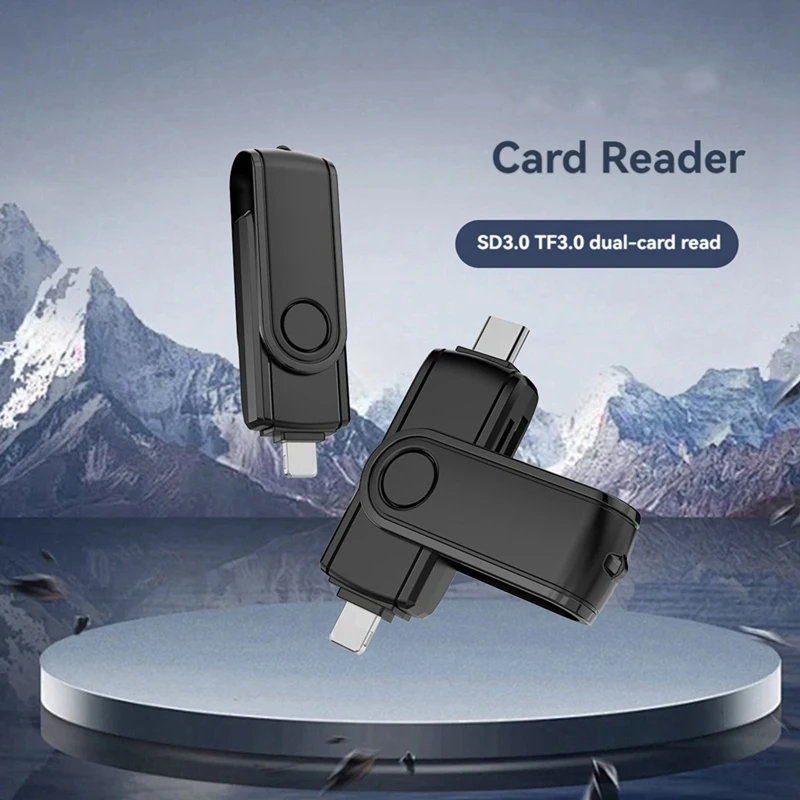 Card Reader USB C To SD TF Card Adapter For PC Laptop Accessories Smart Memory Cardreader SD Card Adapter For Iphone