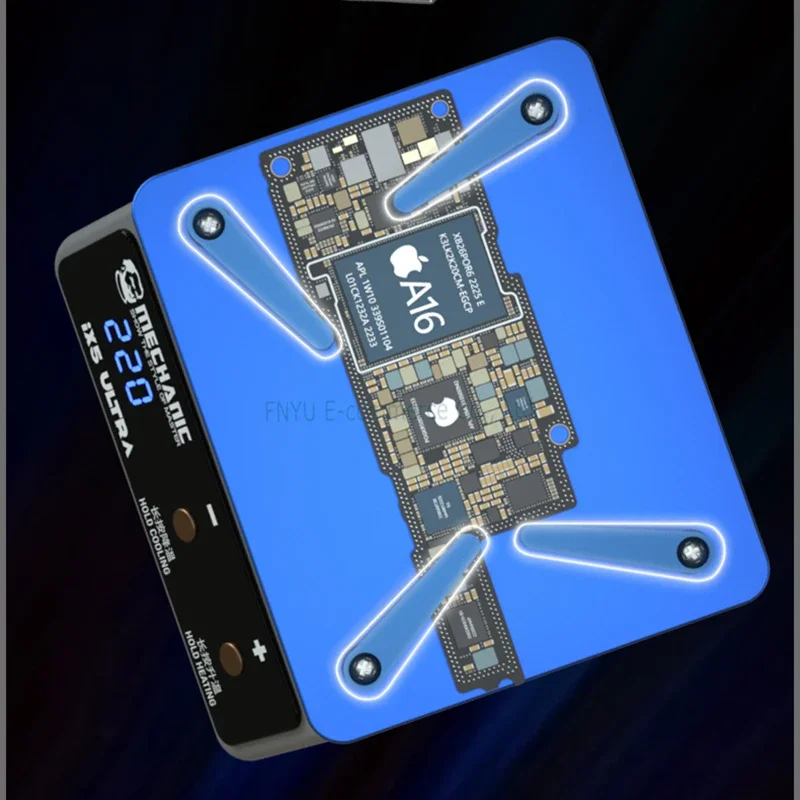 

Нагревательная платформа MECHANIC IX5 Ultra Universal 110V для предварительного нагрева, для удаления клея и многослойной проклейки материнских плат мобильных телефонов