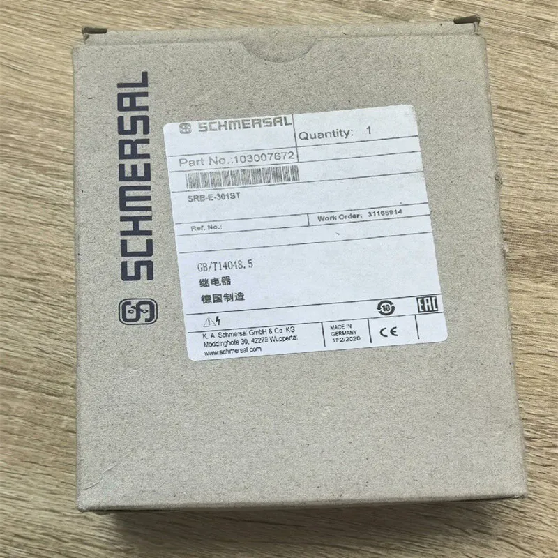 shengyu Original German SCHMERSAL safety relay SRB301ST-24V-(V.2) SRB-E-301ST SRB-301ST SRB301MC-24V SRB301LC-24V SRB301LC/B-24V