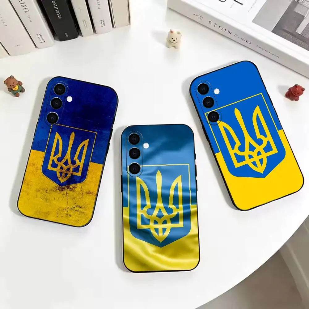Ukraine Flag  Phone Case For Samsung Galaxy A73, A72,A70,A53,A52,A51,Soft Silicone Black Cover
