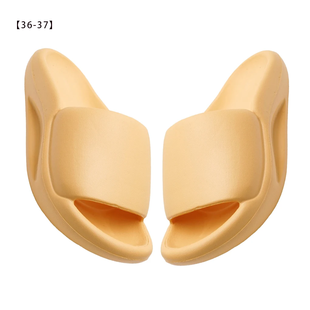 

1 Pair Slipper Non-Slip Unisex Shower Slipper EVA Open Toe Shoes Bathroom Beach Colored Shoes, Green, 44/45