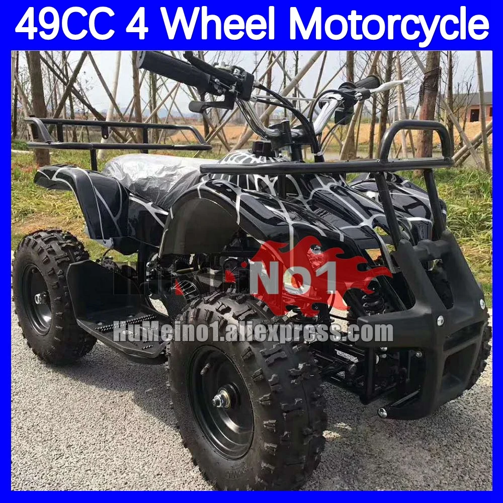 Snowmobile Gasoline Motorcycle Kid Adult Go Kart Frames Quad ATVS Amusement Rides 4 Wheel Beach Buggy Motorbike Birthday Gifts