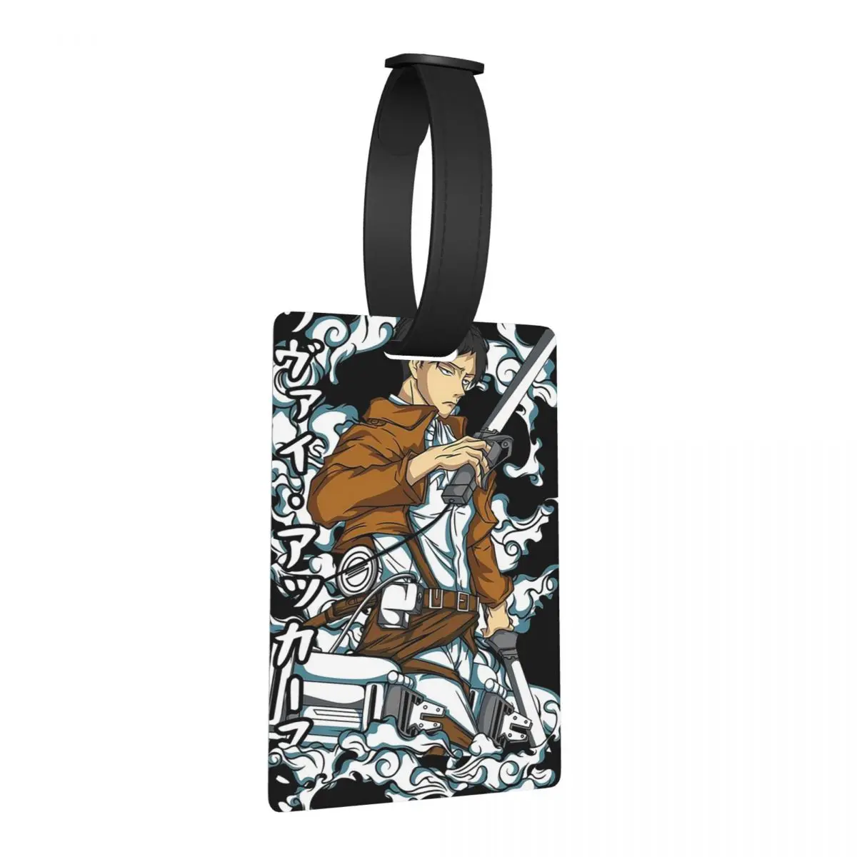 

The Strong Humanity Soldier Attack On Titan Luggage Tags Suitcase Travel Cute Baggage Boarding Tag Label Holder ID Name Address