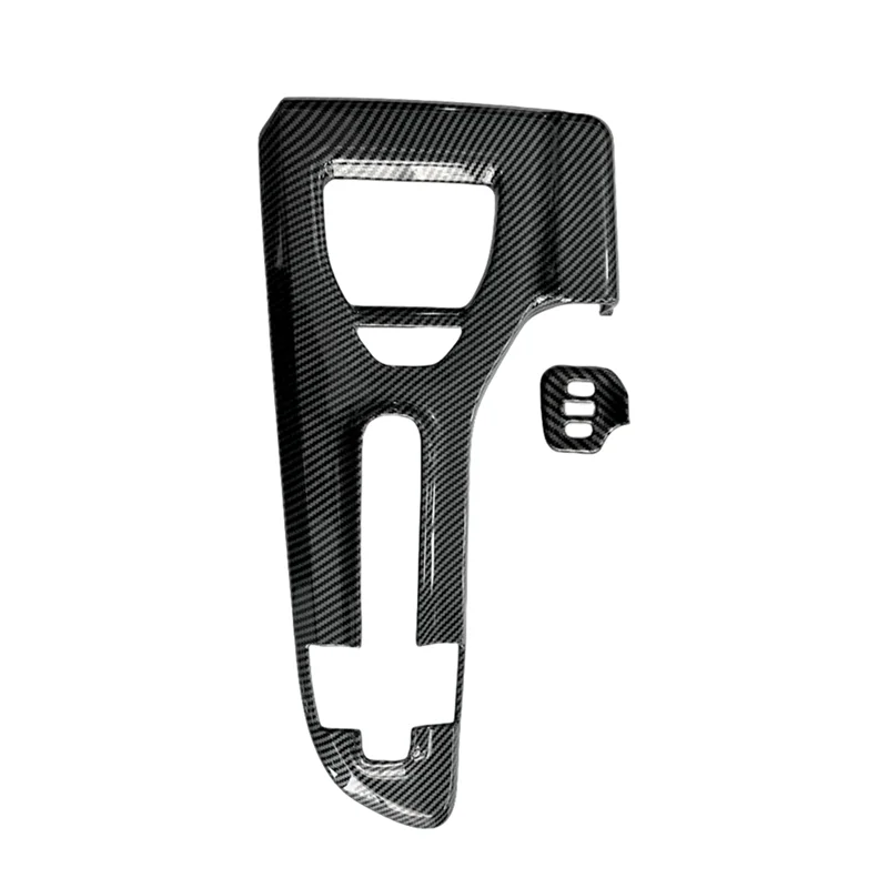 

A04E-For Toyota Crown 2023 2024 LHD ABS Carbon Fiber Console Gear Shift Knob Panel Cover Trim Interior Accessories