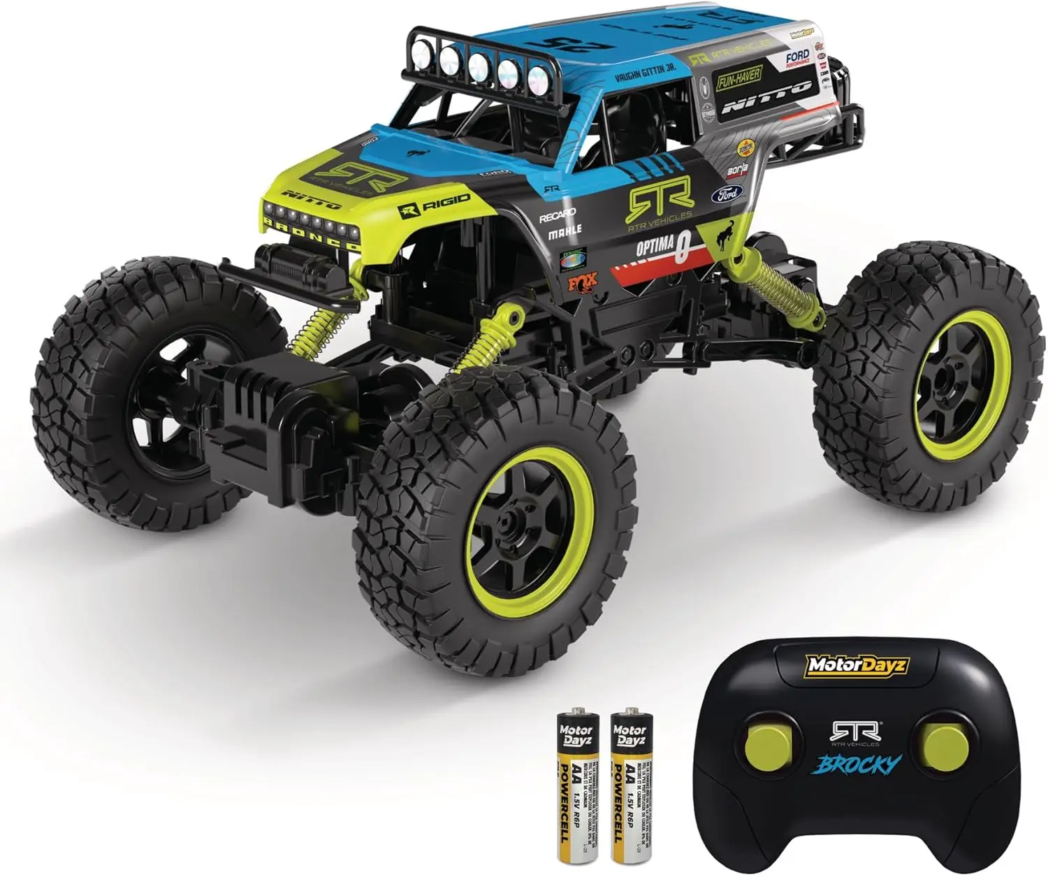 Remote Control Car – 1:15 Scale 4WD RC Truck, Officially Licensed 