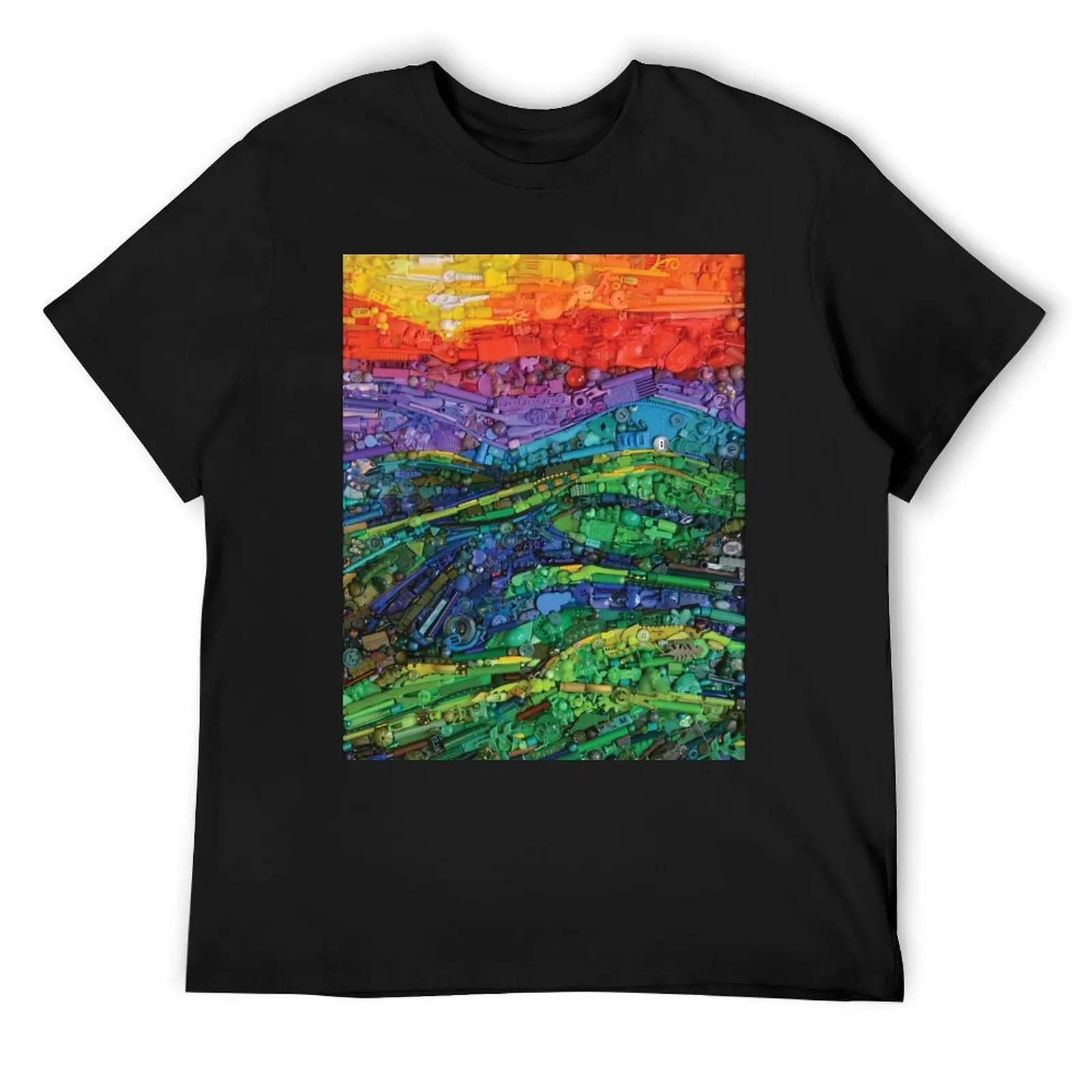 

Abstract Hills T-Shirt blue lock graphic t shirt vintage plain tshirts for men