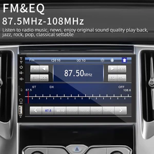 Multimedia -Autoleser mit Touchscreen, Universal Autoradio, MP5, FM, ISO -Power, Hilfseingang, Bluetooth, USB, Spiegel -Link, 7 Zoll, 1 DIN 8 Hauptverkauf Universal Radio - №8