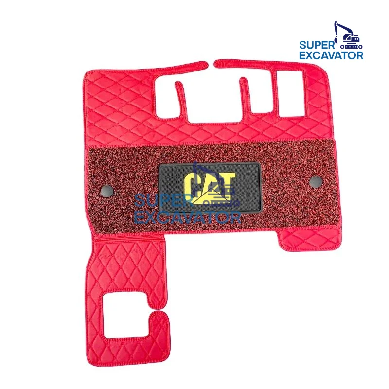 For Caterpillar cat Guosi 320d/313/324/329/330/336D D2GX Cab carpet wire ring foot mat Excavator accessories