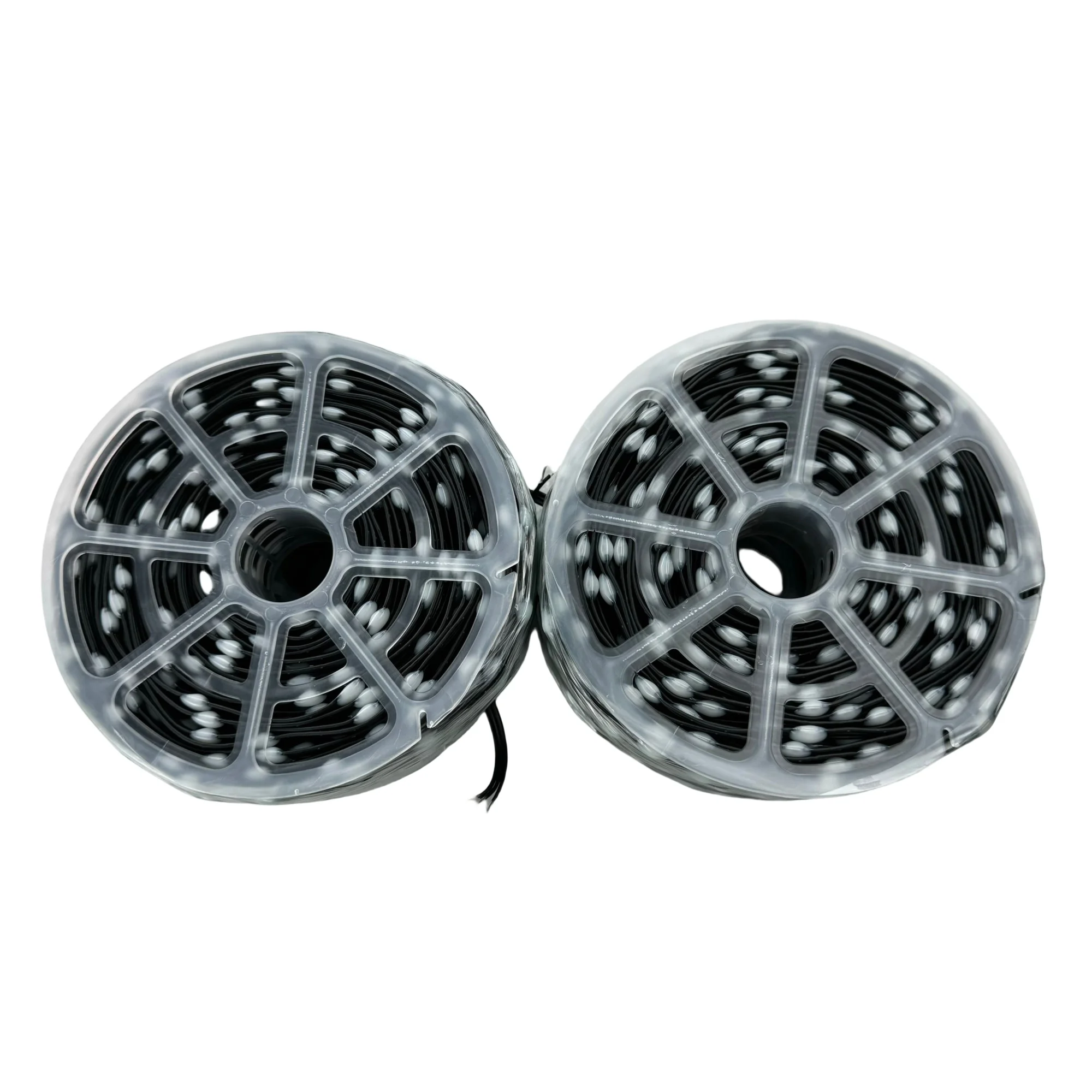 DC5V/12V 1000ct Pixels 1.5cm-20cm Pitch WS2811 LED Seed Pixel String Light RGB IC Addressable Full Color IP67 3Pin Black Wire