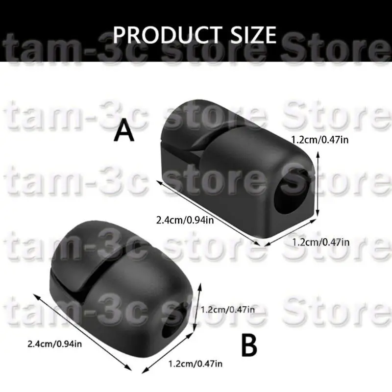 D0UA 5pcs منظمي حامل الأسلاك حامل الكابلات في الهواء الطلق مقطع سلك سلك