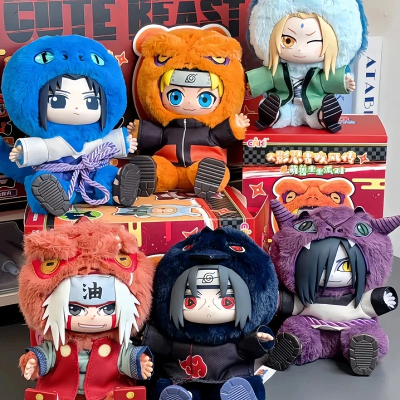 

Новая Оригинальная Серия Eaki Naruto V2: Виниловая Плюшевая Кукла-Сюрприз в Коробке, Декор для Рюкзака, Брелок, Плюшевая Кукла для Девочек, Подарок на Рождество, Игрушки