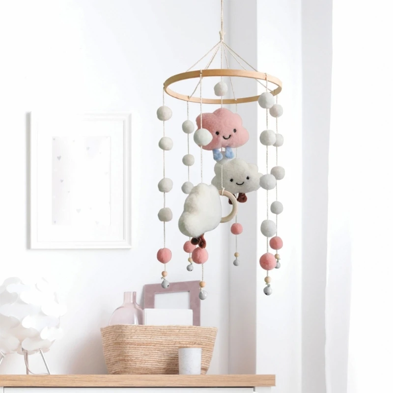 Bed Hangende Hanger Babybedje Mobiele Rammelaar Bells Baby Kinderkamer Ornament