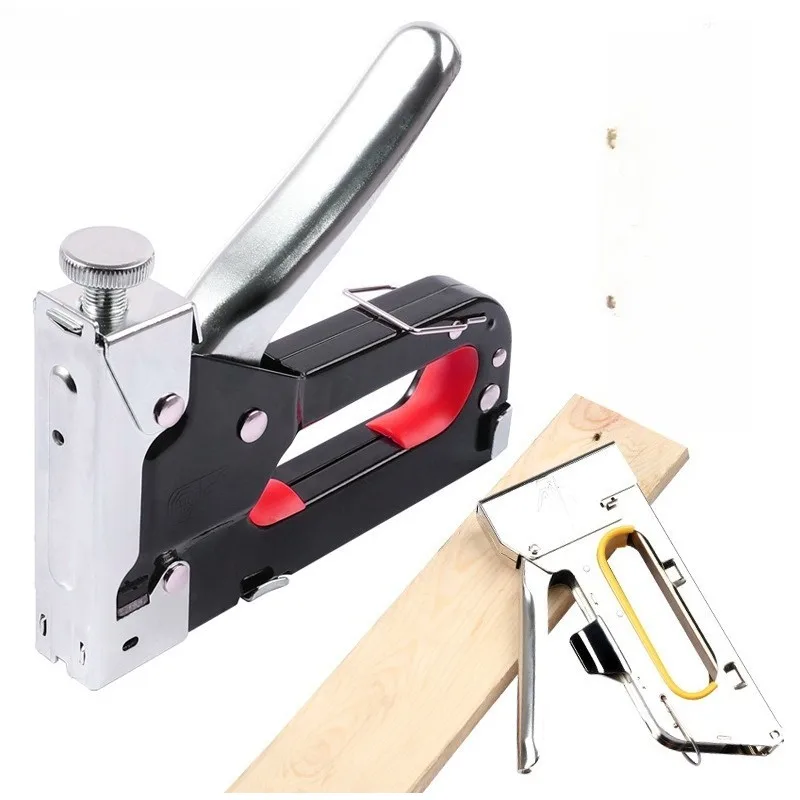 

Ручной степлер 3-в-1, легкий, прочный и простой в использовании, аксессуар для U-образных, T-образных и дверных декоративных элементов.