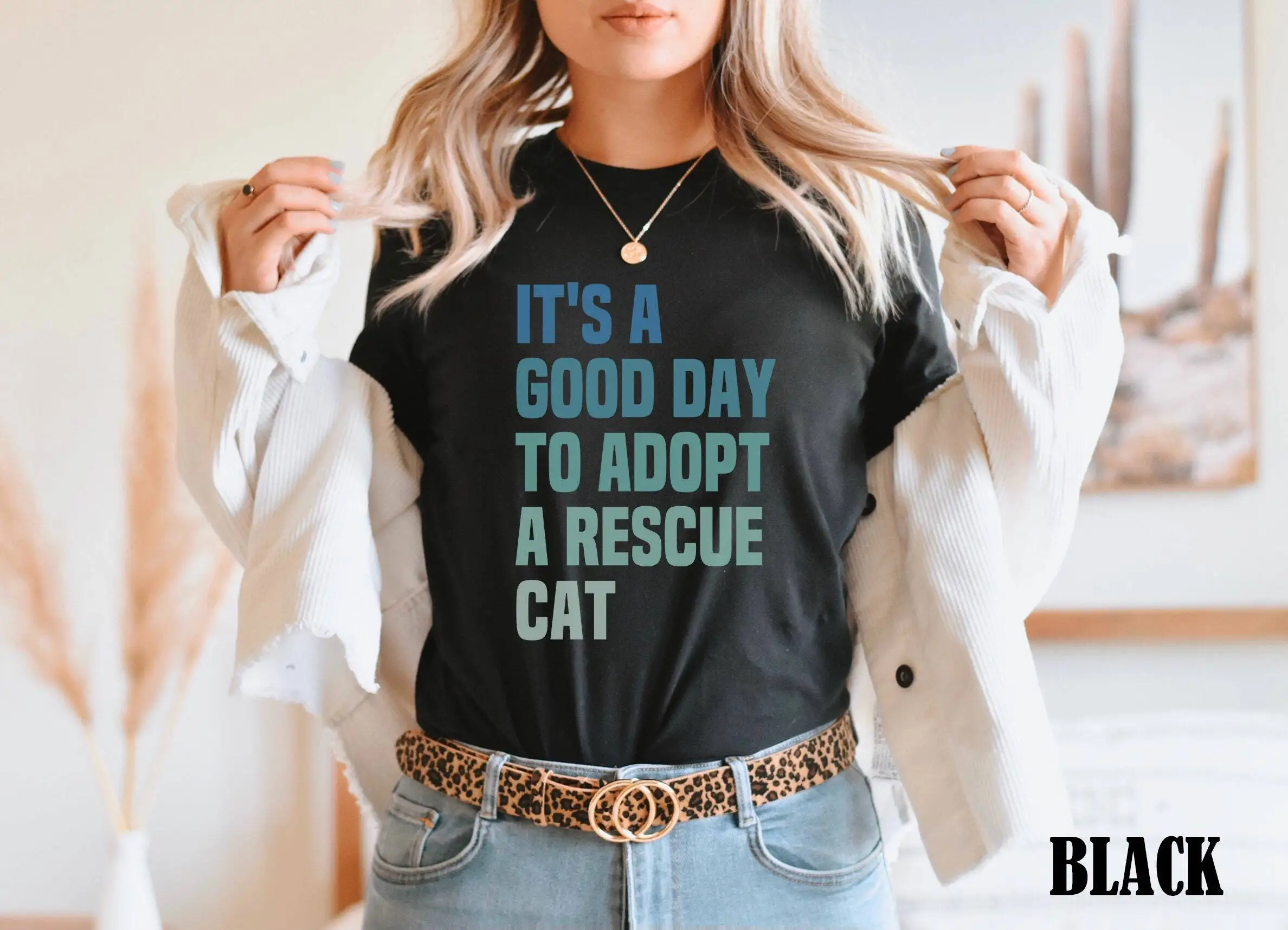 Foster Cat T Shirt Love Rescue Cats Good Day To Animal Lover Mom Adoption